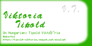 viktoria tipold business card